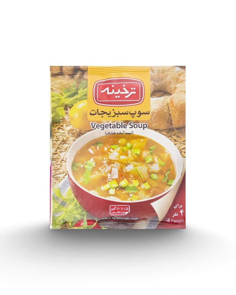 سوپ سبزیجات ترخینه